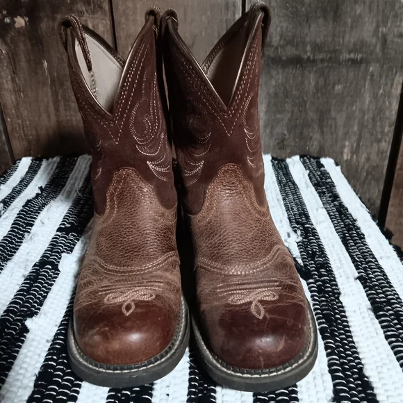 Womens Brown Western Boots - Picture 4 of 7